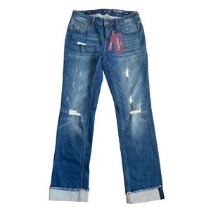 Vigoss Jagger Straight Leg capri Jeans size 26 NWT